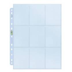Boite platinum de 100 feuilles ultra pro à 9 cases pour classeur