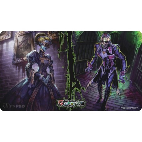 Tapis de jeu Playmat illustré Force of Will - Halloween Edition Limitée