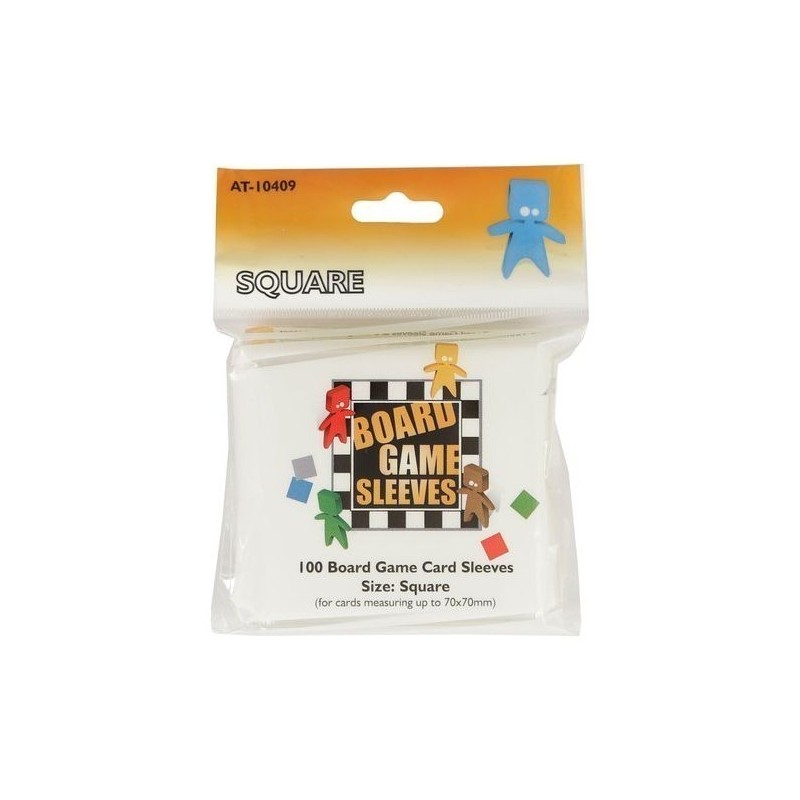 Board Game Sleeves 100 pochettes Square 70 x 70 mm Board Game Sleeves 100 pochettes Square 70 x 70 mm