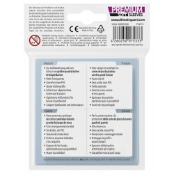 Protège-cartes Ultimate Guard transparente Premium Big Square