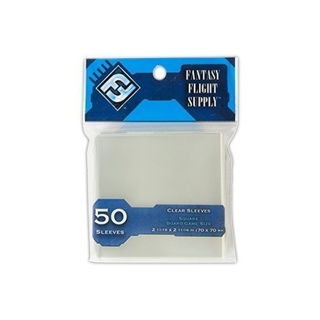 Board Game Sleeves 50 pochettes Square 70 x 70 mm