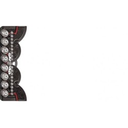 Tapis de jeu illustré Sketch Game Mat with Life Counter
