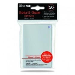 Board Game UP Sleeves 50 pochettes Euro Standard 59 x 92 mm
