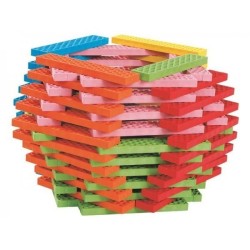 BIOBLO Fun box 200 briques 10 couleurs 