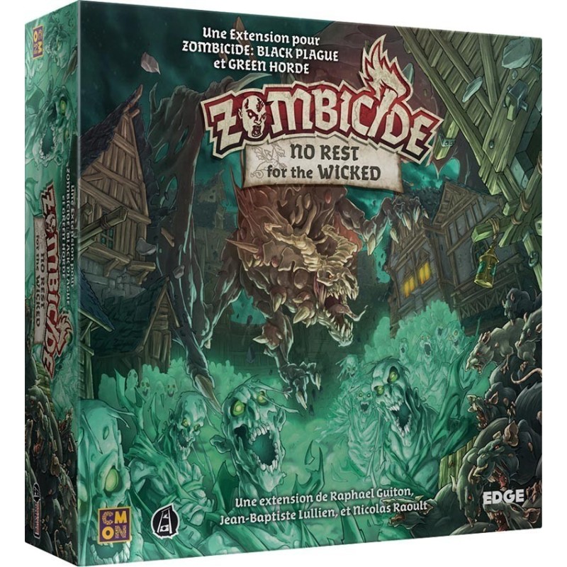 Jeux de société - Zombicide Black Plague : No Rest for the Wicked