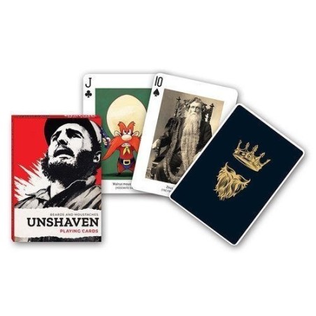 Jeu de cartes Piatnik de 54 cartes illustrés Unshaven