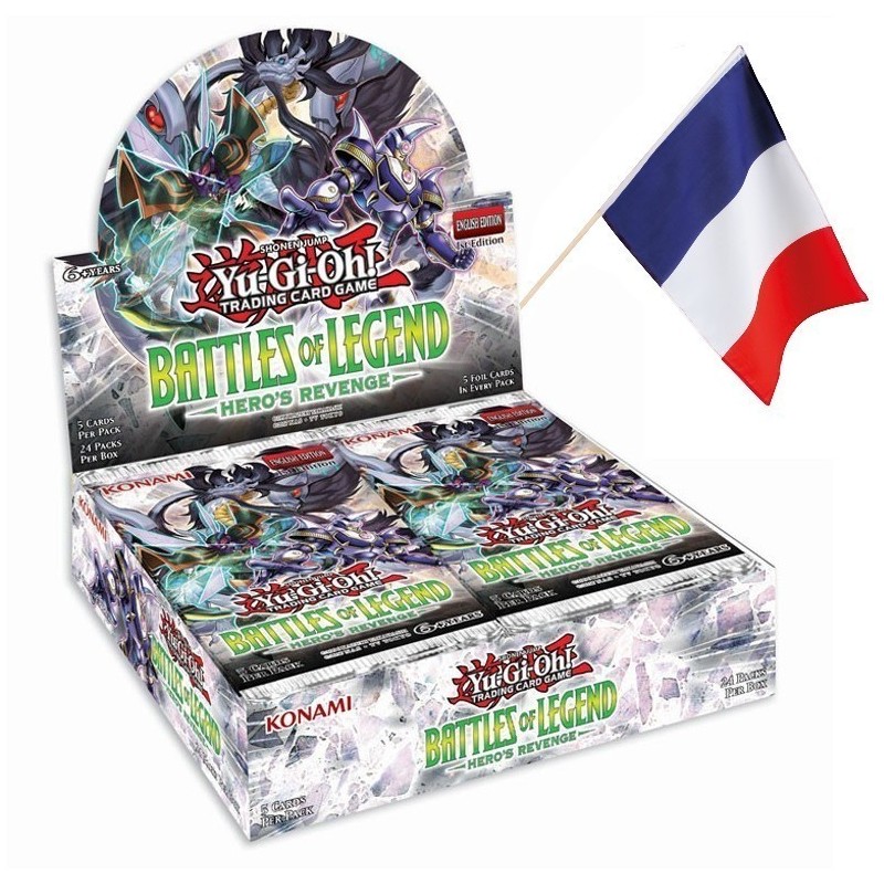 Booster Yu-Gi-Oh!  Bataille de Légende: La Vengeance du Héros Boite Complète