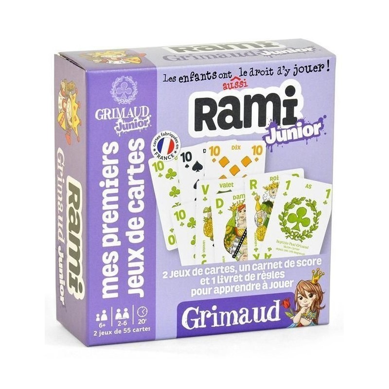 Mes premiers jeux de cartes - Rami Junior Mes premiers jeux de cartes - Rami Junior