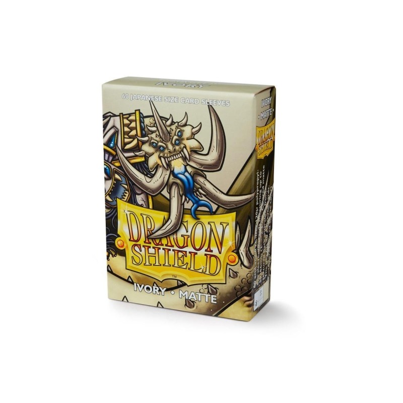 Protège-cartes Dragon Shield - 60 Japanese Sleeves Matte Ivory - Opylae Protège-cartes Dragon Shield - 60 Japanese Sleeves Matte Ivory - Opylae