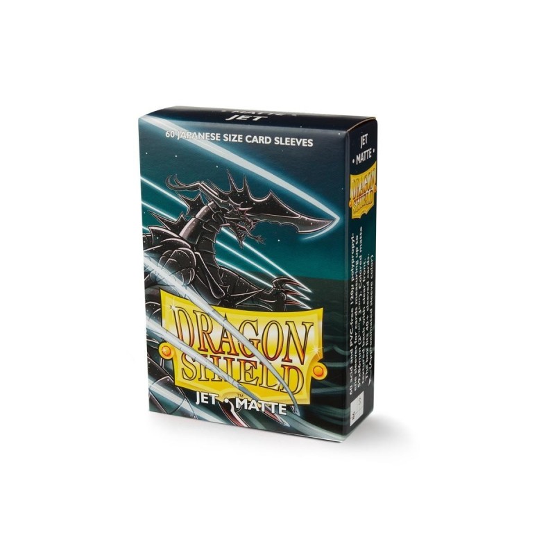 Protège-cartes Dragon Shield - 60 Japanese Sleeves Matte Jet - Extanium Protège-cartes Dragon Shield - 60 Japanese Sleeves Matte Jet - Extanium