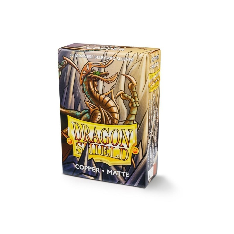 Protège-cartes Dragon Shield - 60 Japanese Sleeves Matte Copper - Munay Protège-cartes Dragon Shield - 60 Japanese Sleeves Matte Copper - Munay