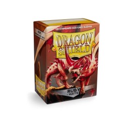 Protège-cartes Dragon Shield - 100 Standard Sleeves Matte Ruby - Rubis