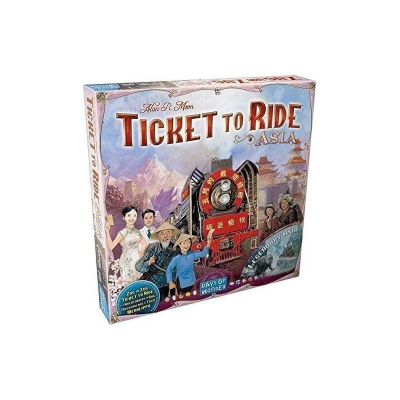 Jeux de société - Les Aventuriers du Rail Asia Jeux de société - Les Aventuriers du Rail Asia