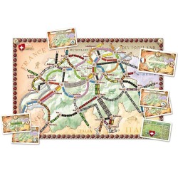 Jeux de société - Les Aventuriers du Rail - Extension : Inde & Suisse
