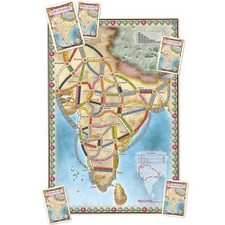 Jeux de société - Les Aventuriers du Rail - Extension : Inde & Suisse