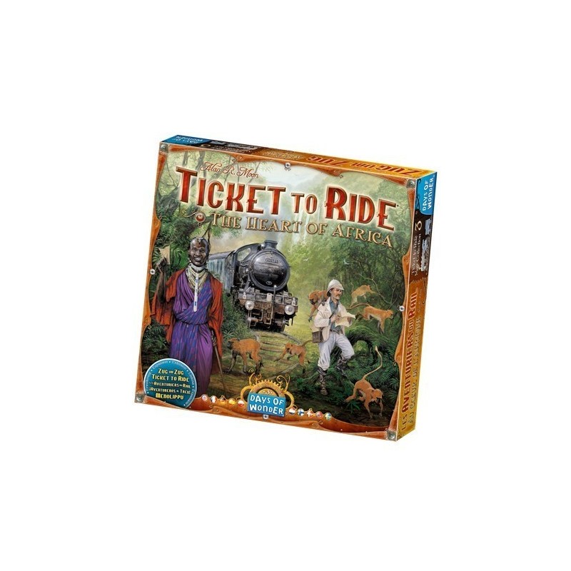 Jeux de société - Les Aventuriers du Rail - Extension : Au Coeur de l'Afrique Jeux de société - Les Aventuriers du Rail - Extension : Au Coeur de l'Afrique
