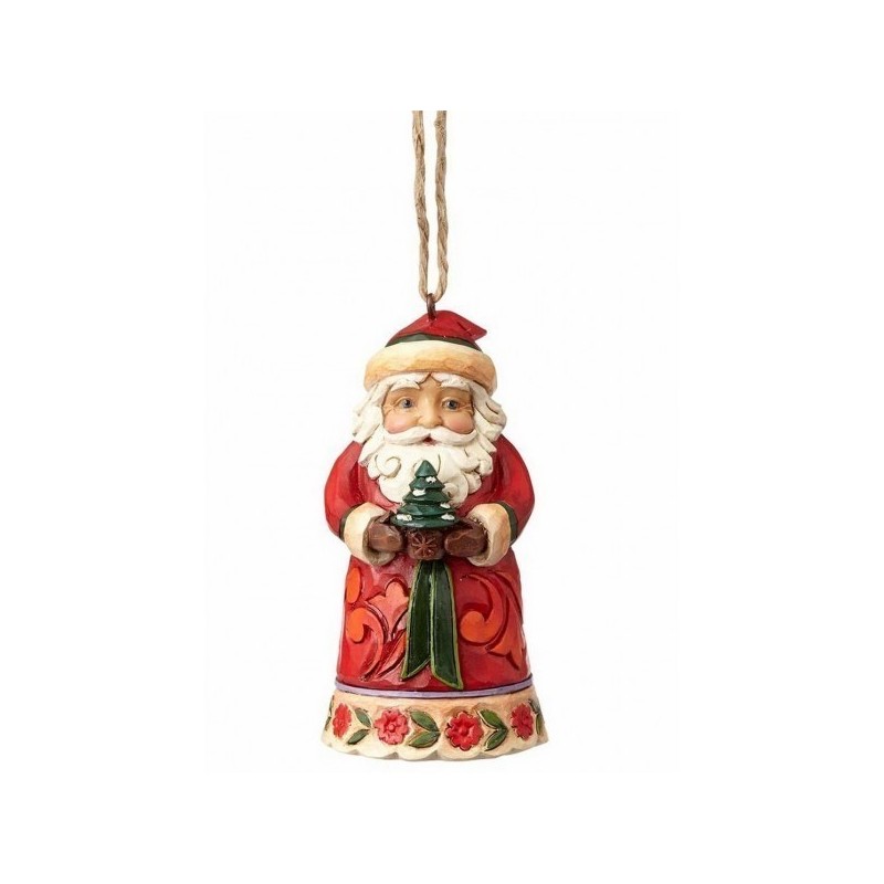 Figurine Jim Shore Suspension Noël Père-Noël Figurine Jim Shore Suspension Noël Père-Noël
