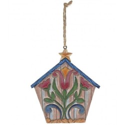 Figurine Jim Shore Suspension Noël Crèche - Holy Family Hanging Ornament