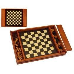 Jeu coffret Echecs - Dames