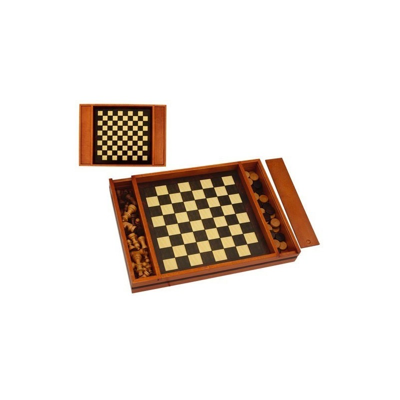 Jeu coffret Echecs - Dames Jeu coffret Echecs - Dames