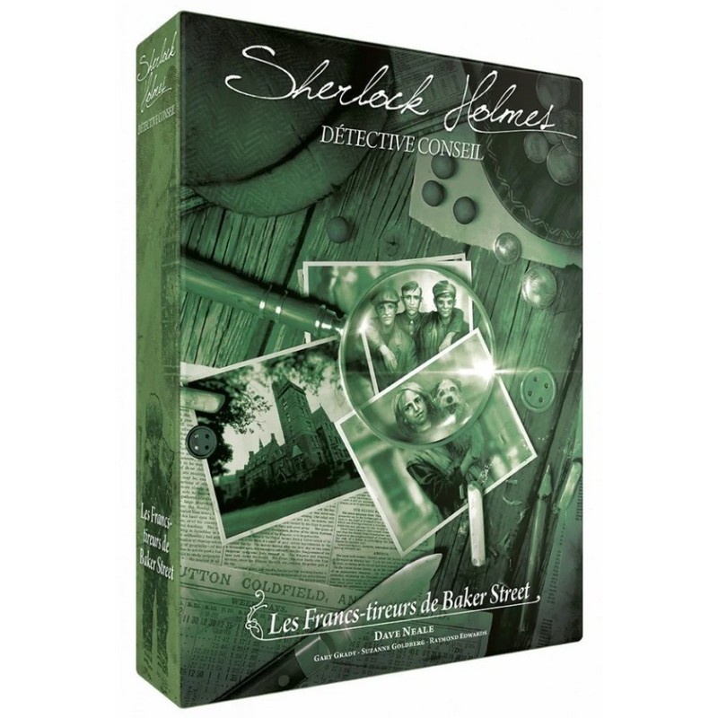 Jeux de société - Sherlock Holmes : Détective Conseil : Les Francs-tireurs de Baker Street Jeux de société - Sherlock Holmes : Détective Conseil : Les Francs-tireurs de Baker Street