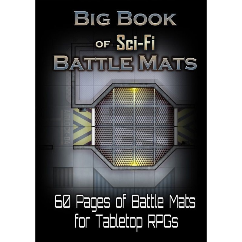 Livre plateau de jeu : Big Book of Sci Fi Battle Mats Livre plateau de jeu : Big Book of Sci Fi Battle Mats