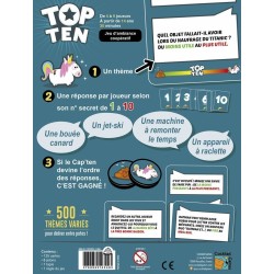 Jeux de société - Top Ten
