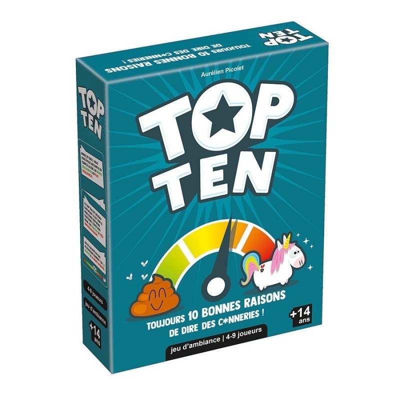 Jeux de société - Top Ten Jeux de société - Top Ten