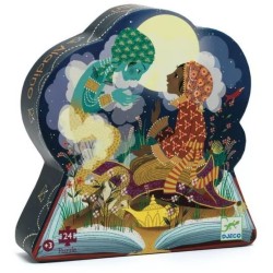 Puzzle Djeco silhouette - Aladdin - 24 pièces