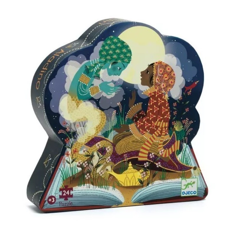 Puzzle Djeco silhouette - Aladdin - 24 pièces Puzzle Djeco silhouette - Aladdin - 24 pièces