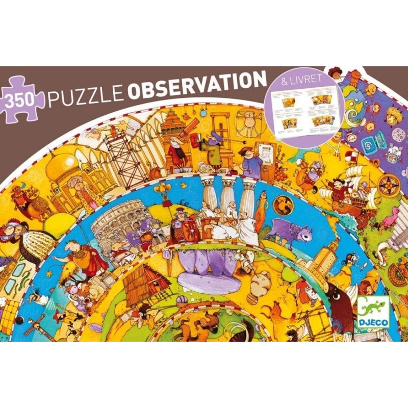Puzzle Djeco Observation - Histoire + Livret - 350 pièces Puzzle Djeco Observation - Histoire + Livret - 350 pièces