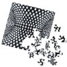 Puzzle Curiosi Q : Pop Black & White : Shimmer 3 - 79 Pièces