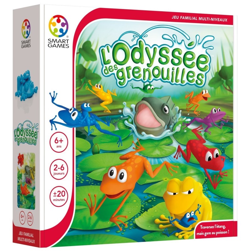 Jeu Smart Games - L'Odyssée des Grenouilles Jeu Smart Games - L'Odyssée des Grenouilles