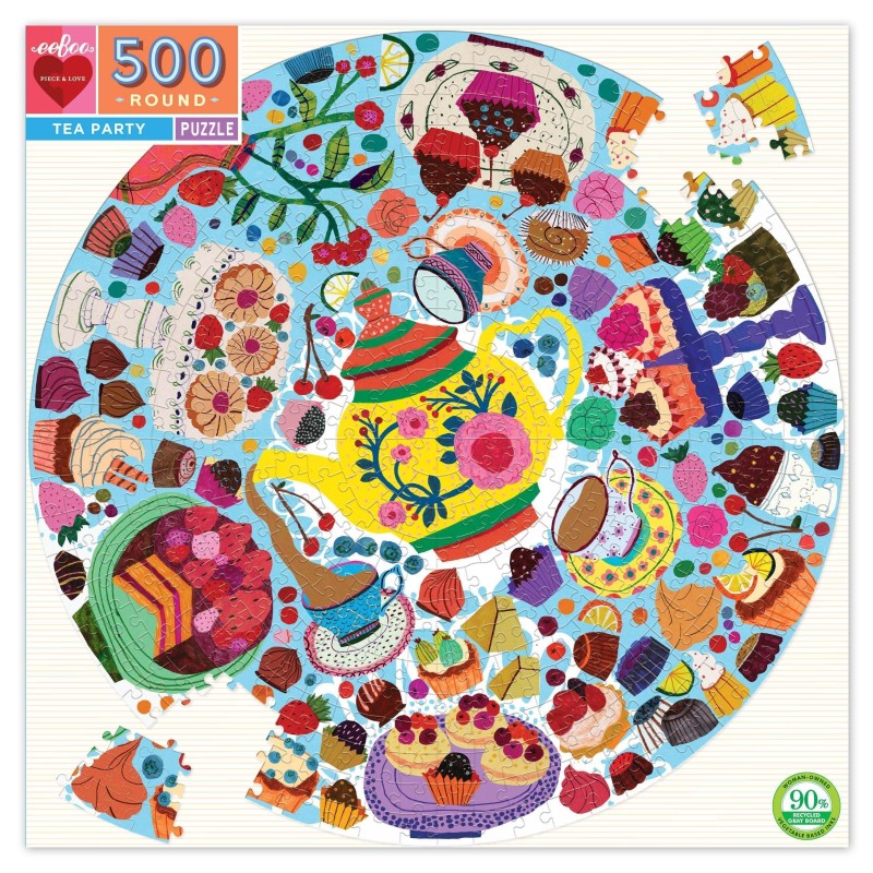 Puzzle Eeboo : Tea Party - 500 Pièces Puzzle Eeboo : Tea Party - 500 Pièces
