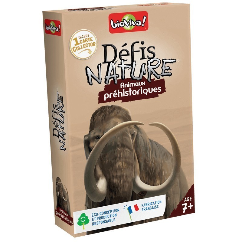 Jeux de société - Défis Nature - Animaux Préhistoriques Jeux de société - Défis Nature - Animaux Préhistoriques