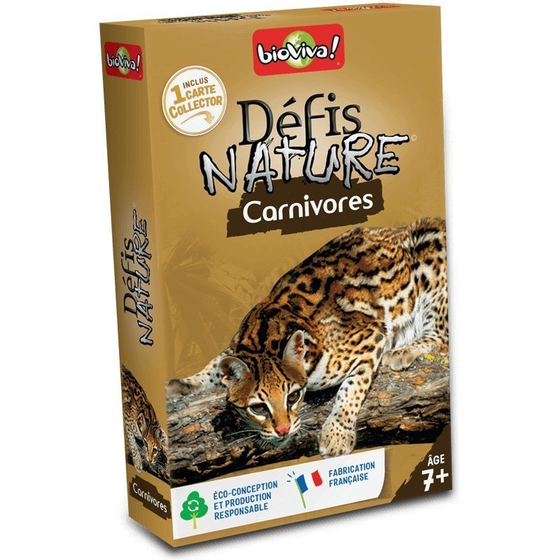 Jeux de société - Défis Nature - Carnivores Jeux de société - Défis Nature - Carnivores