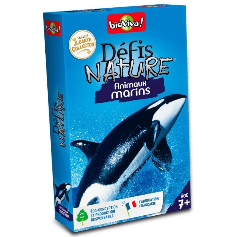 Jeux de société - Défis Nature - Animaux Marins Jeux de société - Défis Nature - Animaux Marins