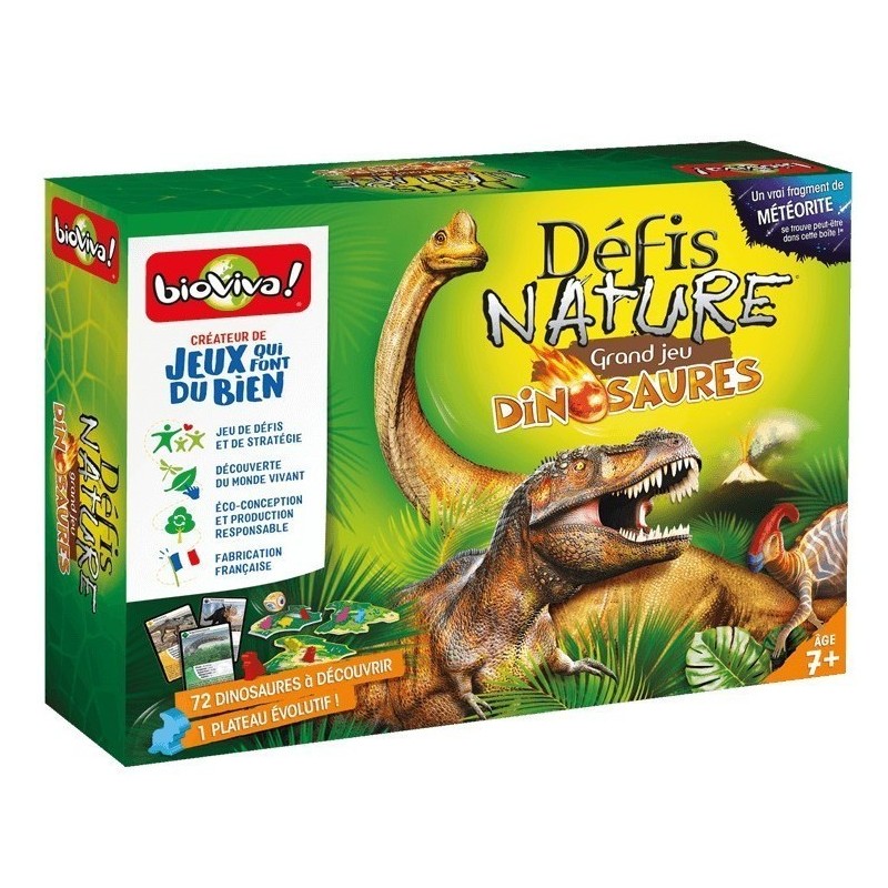 Jeux de société - Défis Nature Grand Jeu Dinosaures Jeux de société - Défis Nature Grand Jeu Dinosaures