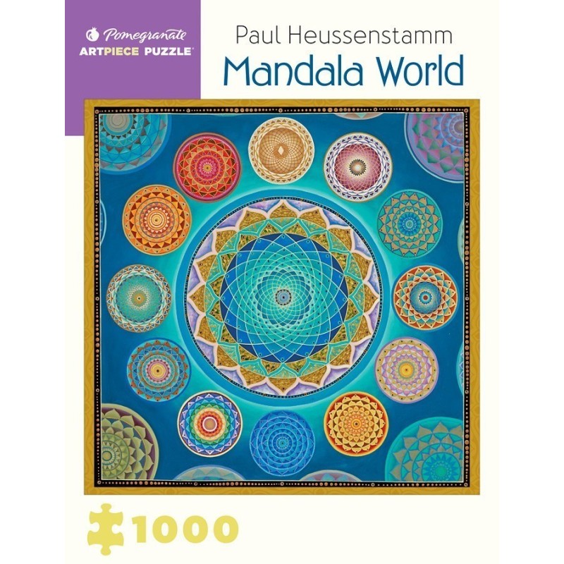 Puzzle Pomegranate : Mandala World - 1000 Pièces Puzzle Pomegranate : Mandala World - 1000 Pièces