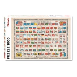 Puzzle Piatnik : Drapeaux -1000 Pièces