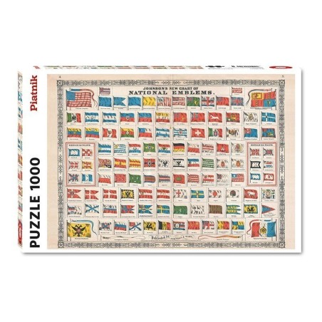 Puzzle Piatnik : Drapeaux -1000 Pièces