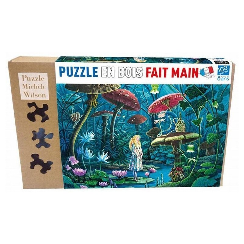 Puzzle Michèle Wilson : Magnin - Alice au Pays des Merveilles - 100 Pièces Puzzle Michèle Wilson : Magnin - Alice au Pays des Merveilles - 100 Pièces