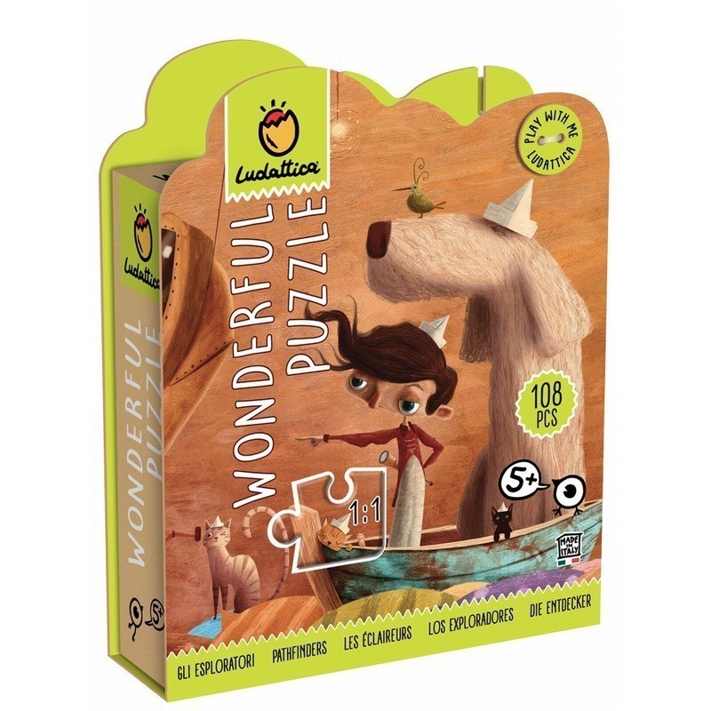 Puzzle Ludattica - Wonderful Puzzle - Les Eclaireurs - 108 Pièces Puzzle Ludattica - Wonderful Puzzle - Les Eclaireurs - 108 Pièces