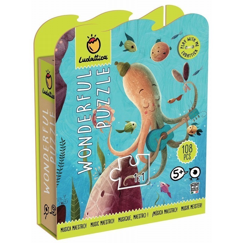 Puzzle Ludattica - Wonderful Puzzle - Musique Maest - 108 Pièces Puzzle Ludattica - Wonderful Puzzle - Musique Maest - 108 Pièces