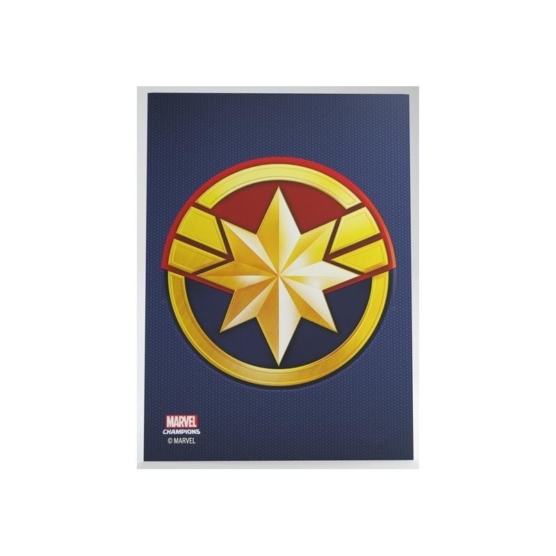 Gamegenic Marvel Champions Art Sleeves - Captain Marvel Gamegenic Marvel Champions Art Sleeves - Captain Marvel