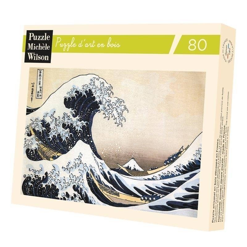 Puzzle Michèle Wilson : Hokusai : La Vague - 80 Pièces Puzzle Michèle Wilson : Hokusai : La Vague - 80 Pièces