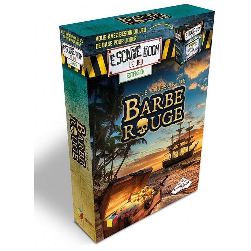 Jeux de société - Escape Room - Le Jeu : Le Trésor de Barbe Rouge Jeux de société - Escape Room - Le Jeu : Le Trésor de Barbe Rouge