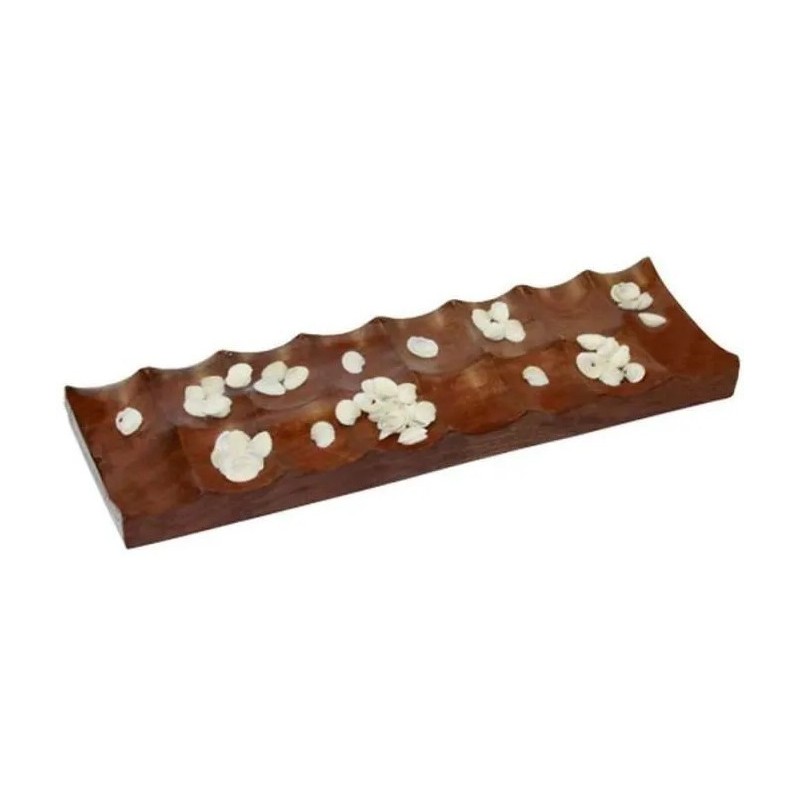 Awélé ou Mancala en bois Awélé ou Mancala en bois