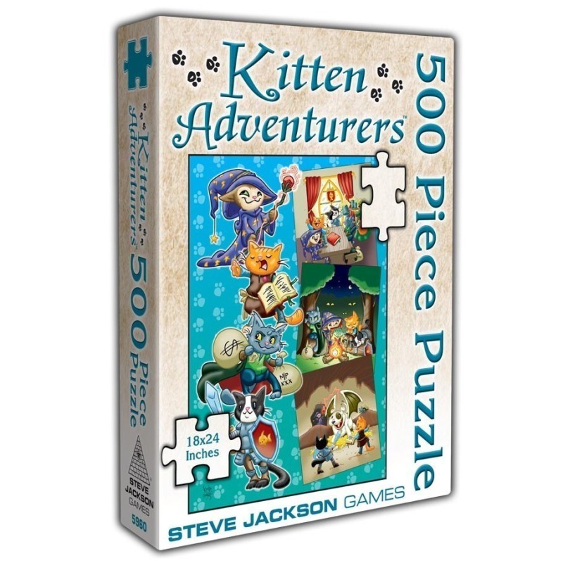 Puzzle Jumbo : Kitten Adventurers - 500 Pièces Puzzle Jumbo : Kitten Adventurers - 500 Pièces