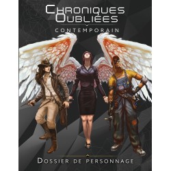 Jeux de rôle - Chroniques Oubliées : Contemporain - Dossier de Personnage